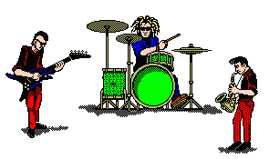 band spelar